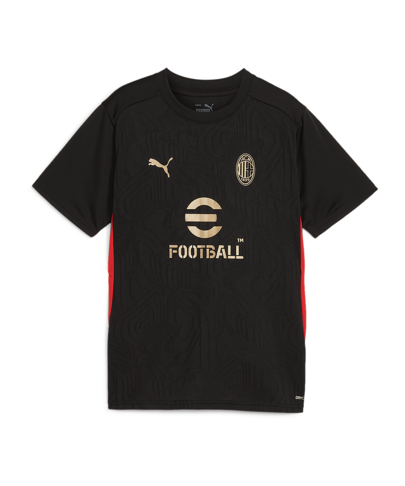 PUMA AC Mailand Trainingsshirt Kids Schwarz F04 - schwarz