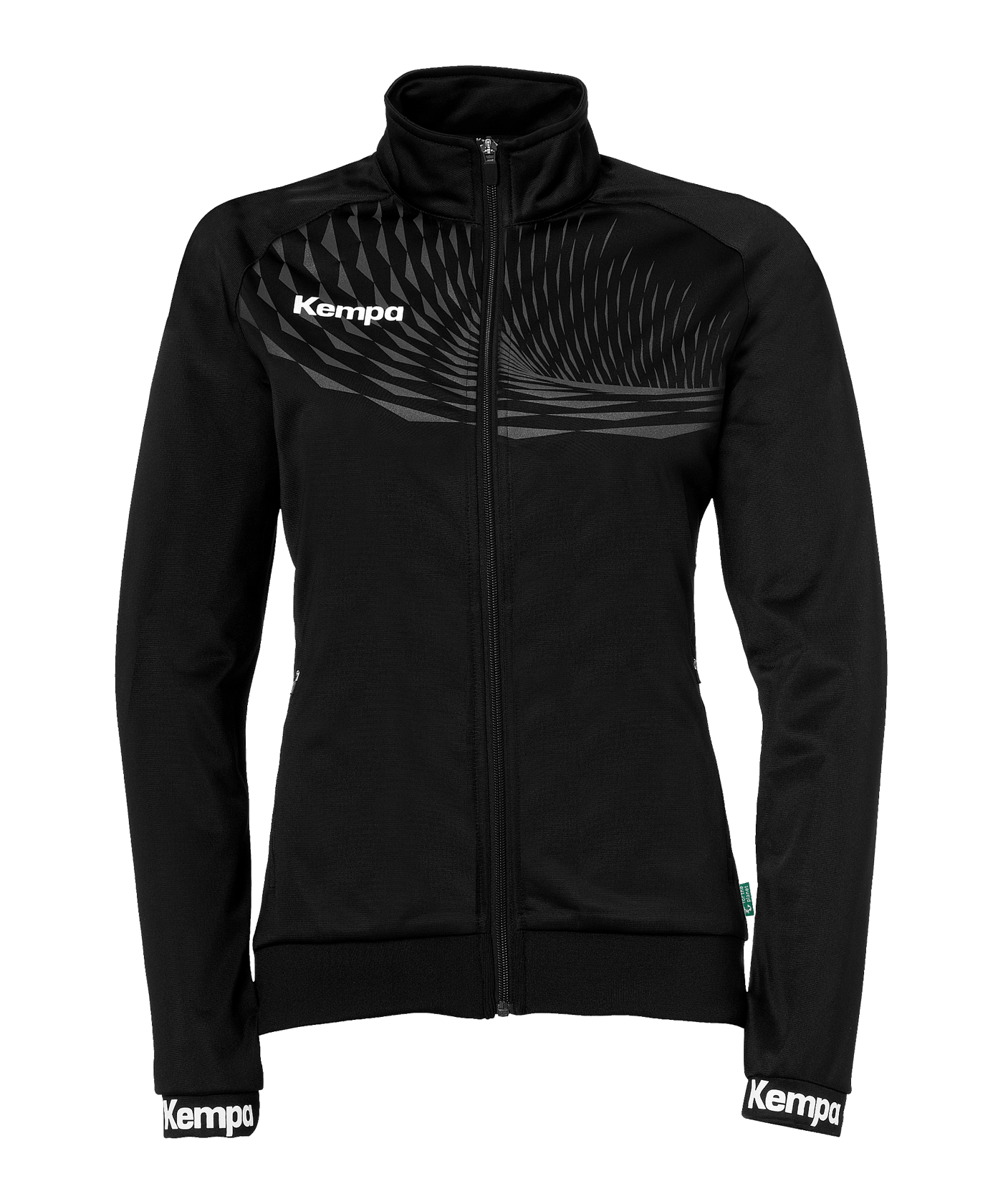 Kempa Wave 26 Poly Jacke Damen Schwarz F01 - schwarz