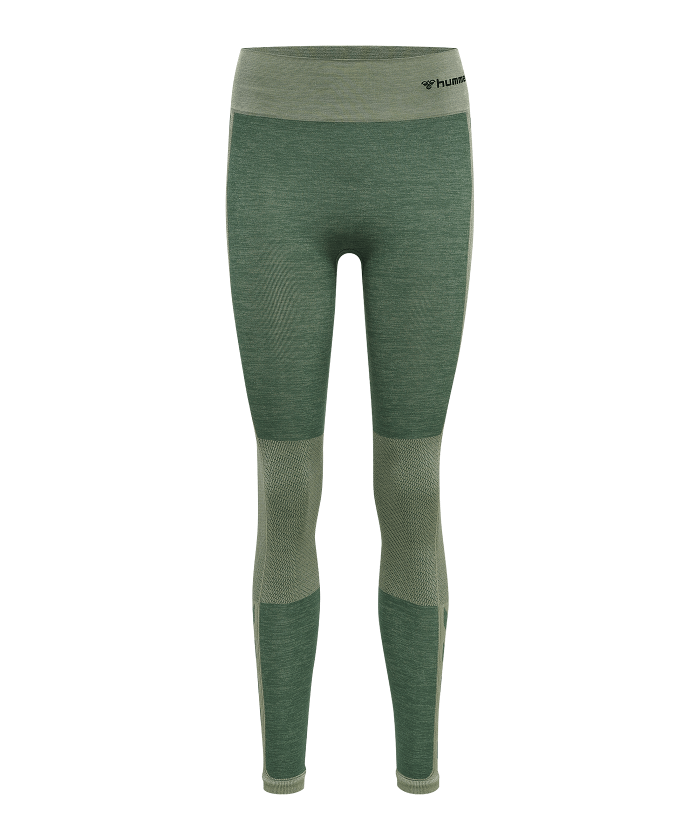 Hummel hmlCLEA Mid Waist Leggings Damen F6465 - gruen