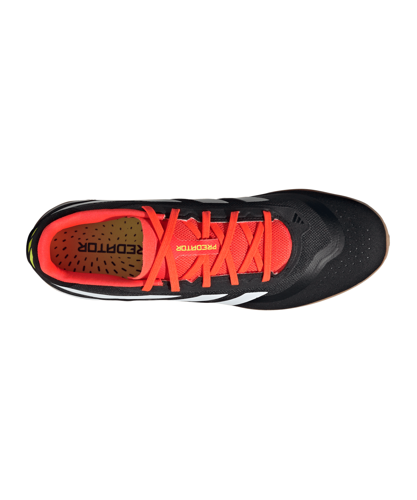 adidas Predator League IN Halle Solar Energy Schwarz Weiss Rot - schwarz