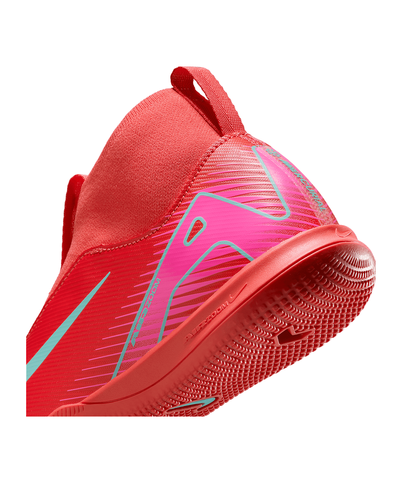Nike Jr Air Zoom Mercurial Superfly X Academy IN Mad Energy Kids Rot F800 - rot