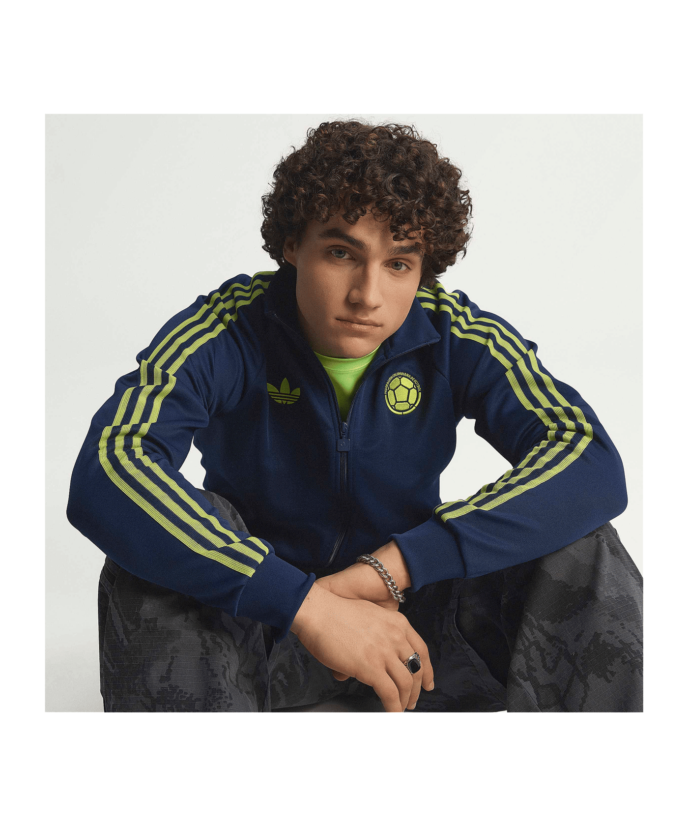 adidas FCF Kolumbien Originals Jacke Dunkelblau