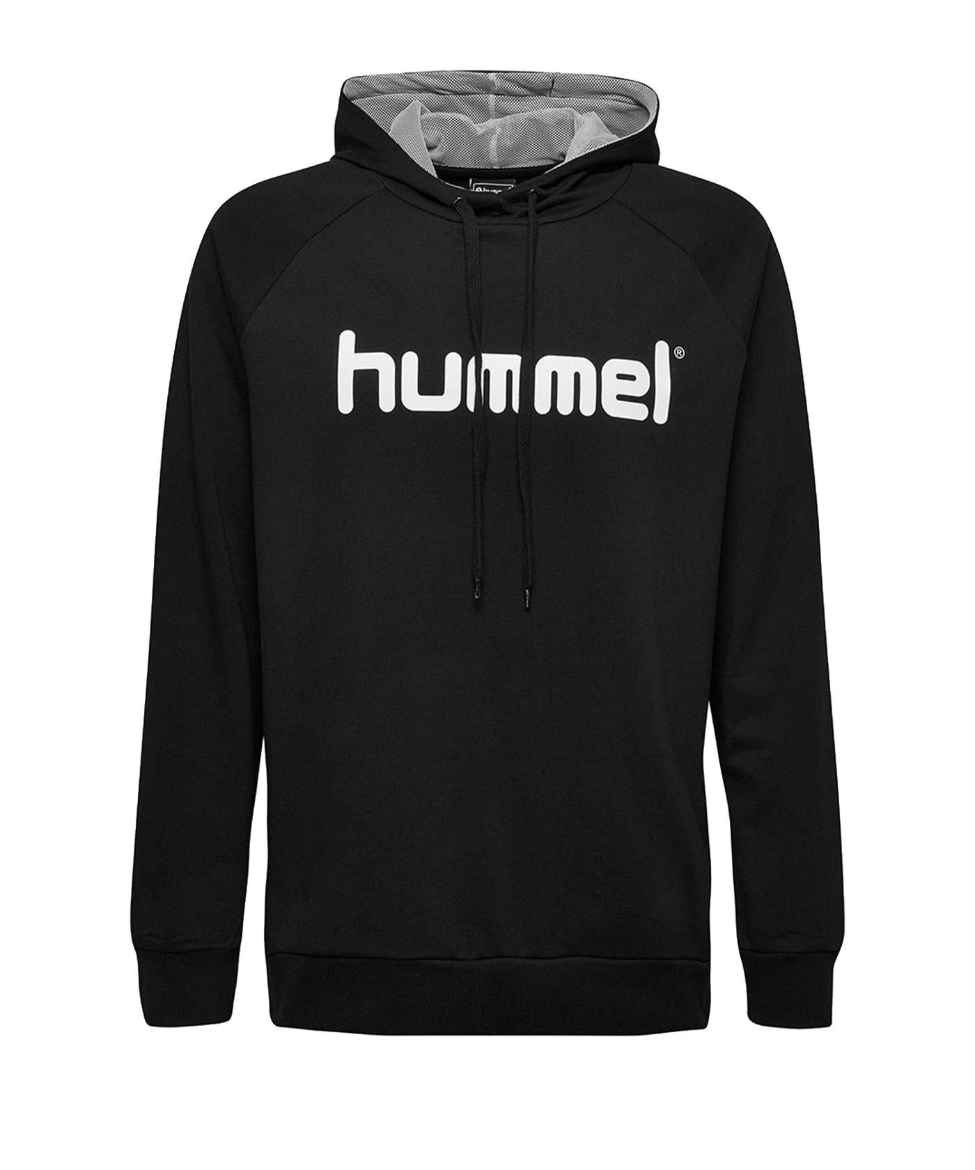 Hummel Cotton Logo Hoody Kids Schwarz F2001 - schwarz