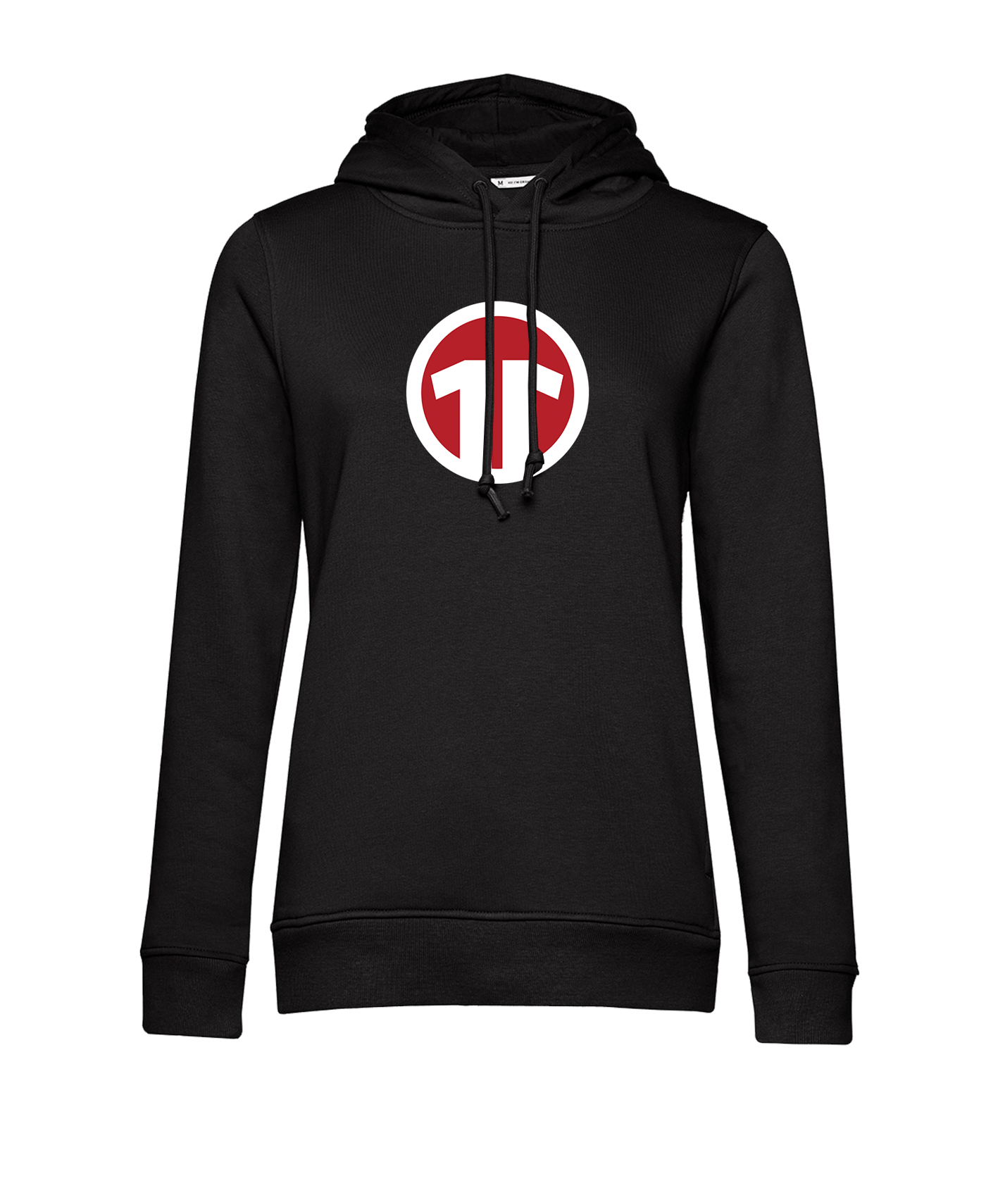 11teamsports Logo Hoody Damen Schwarz - schwarz