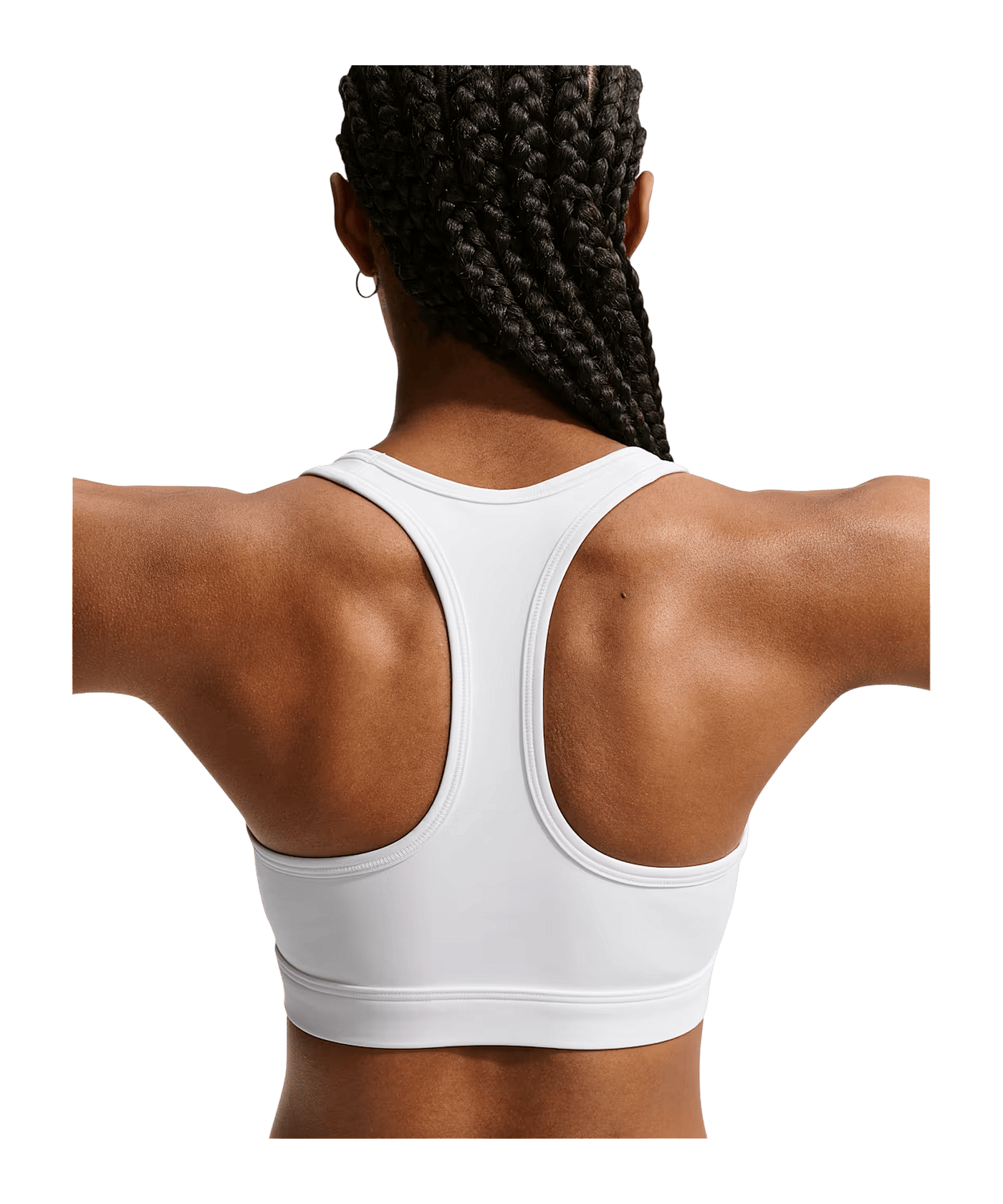 Nike Swoosh Medium Support Sport-BH Damen Weiß F100 - weiss