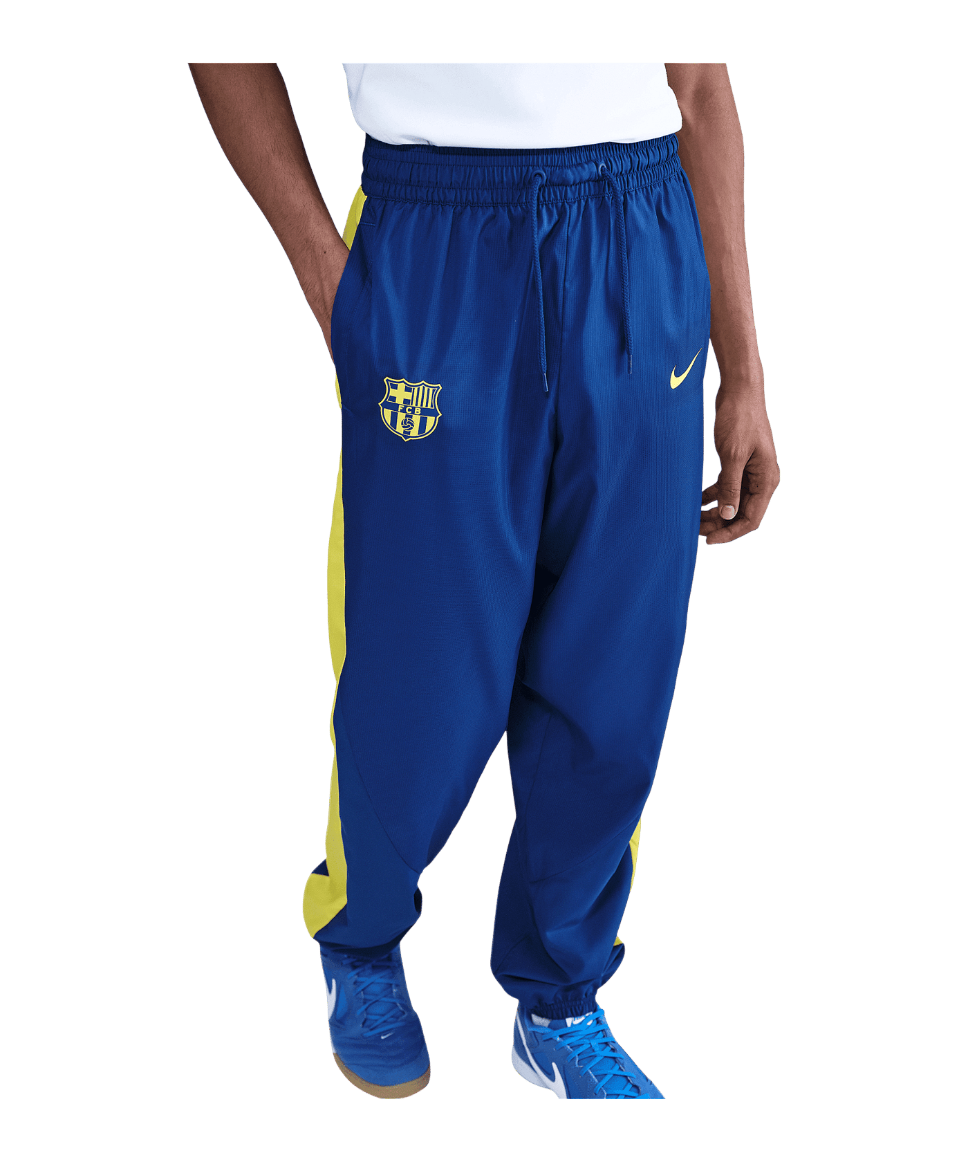 Nike FC Barcelona Strike Woven Trainingshose Blau F431 - blau