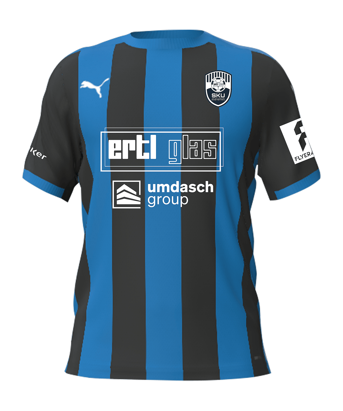 PUMA SKU Amstetten Trikot Home 2025/2026 Schwarz F01 - schwarz