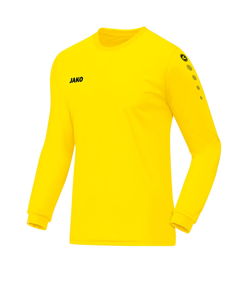 Jako Team Trikot langarm Kids Gelb F03 - gelb