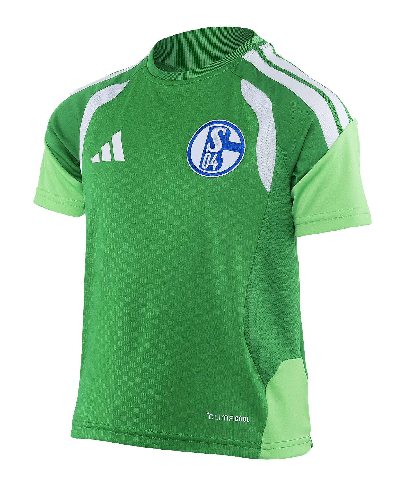 adidas FC Schalke 04 Team Trainingsshirt Kids Grün - gruen