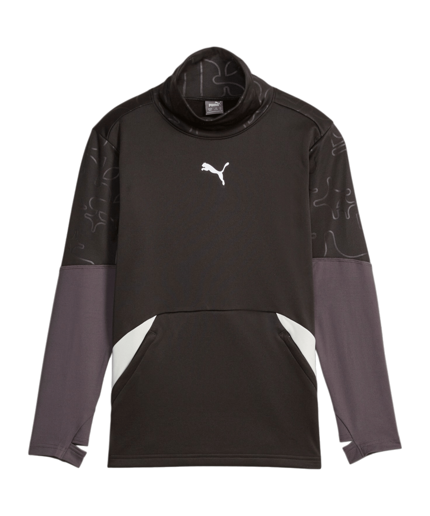 PUMA individual Winterized Sweatshirt Kids F03 - schwarz