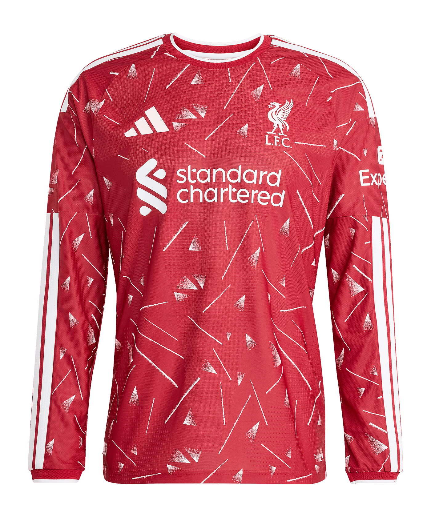 adidas FC Liverpool Authentic Trikot Langarm Home 2026/2027 Rot - rot