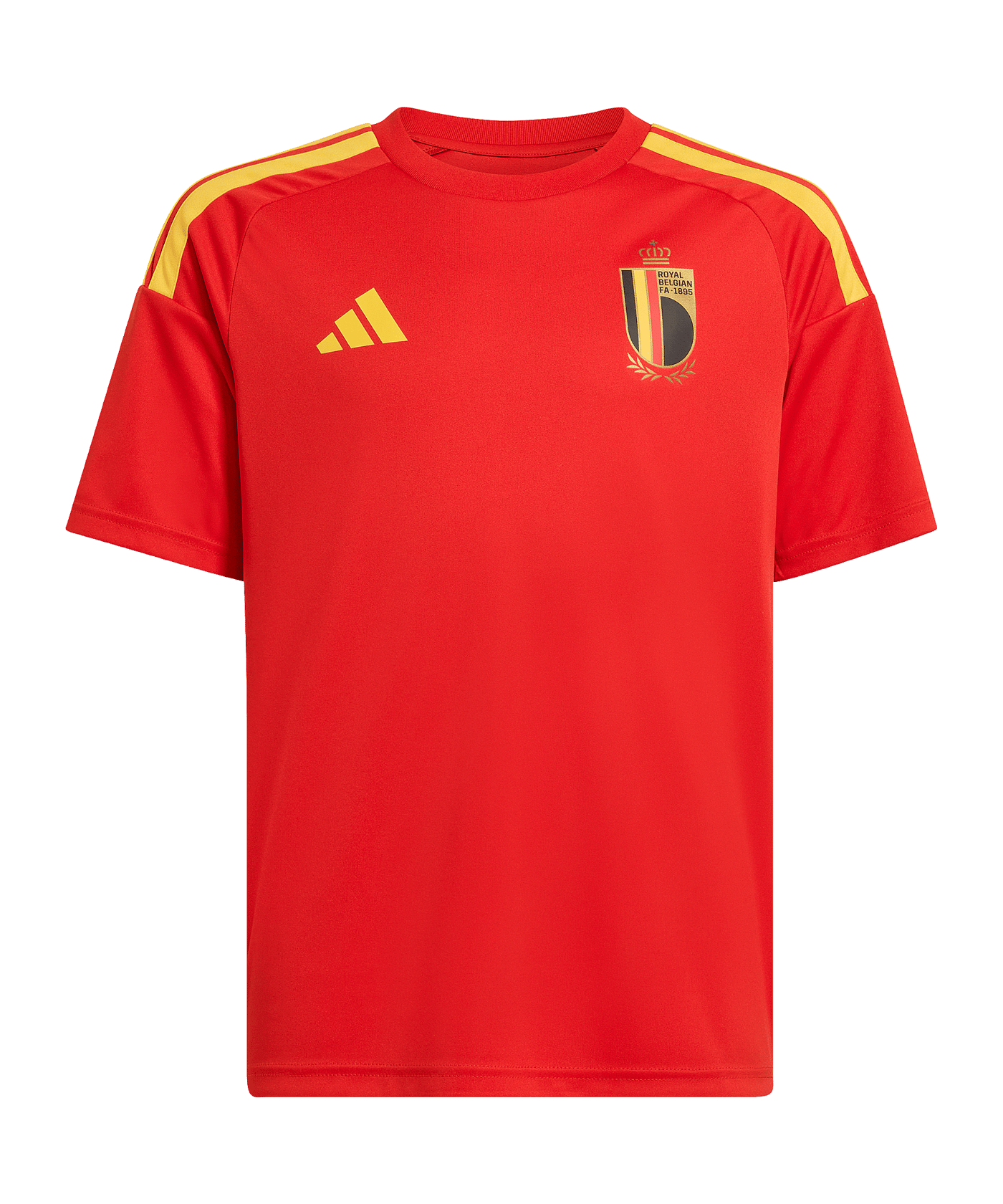 adidas KBVB Belgien Fan Trikot Home WM 2026 Kids Rot - rot