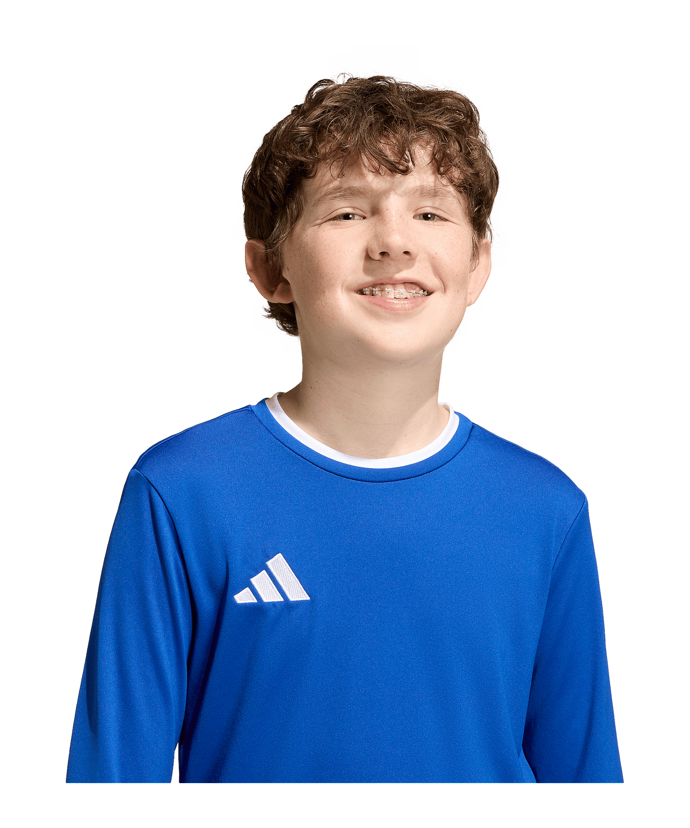 adidas Entrada 26 Trikot Langarm Kids Blau - blau