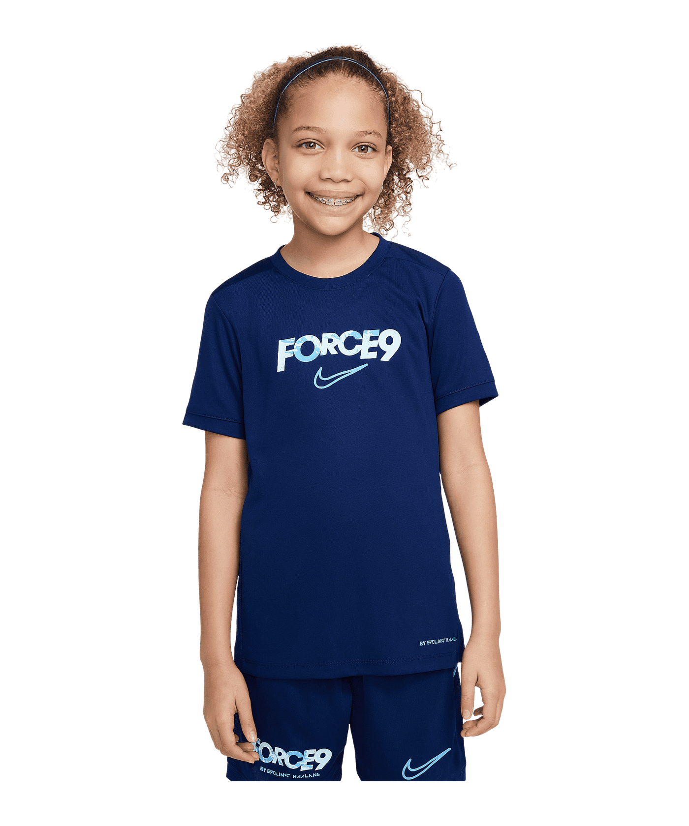 Nike Academy Erling Haaland Trainingshirt Kids - blau