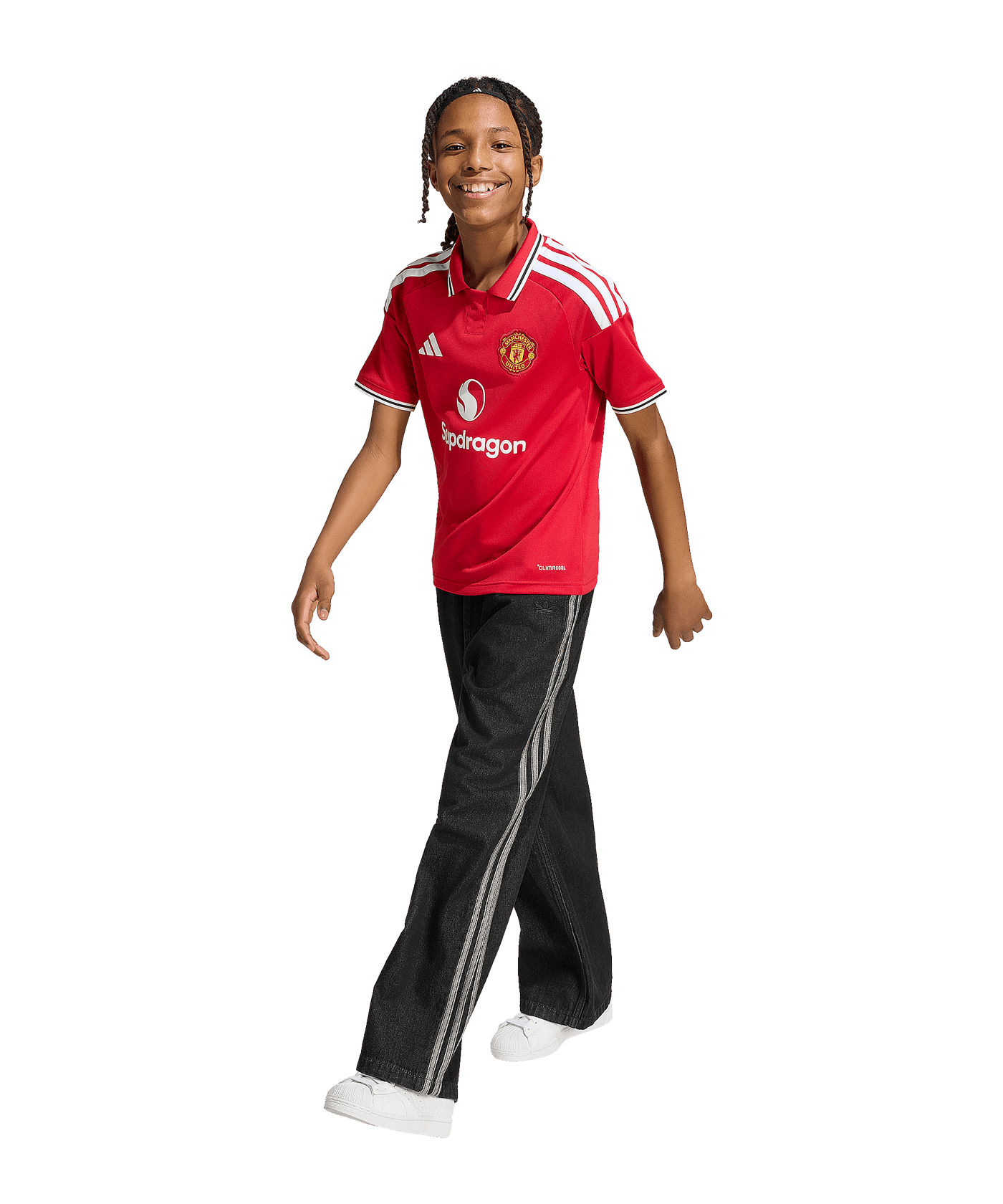 adidas Manchester United Trikot Home 2026/2027 Kids Rot - rot