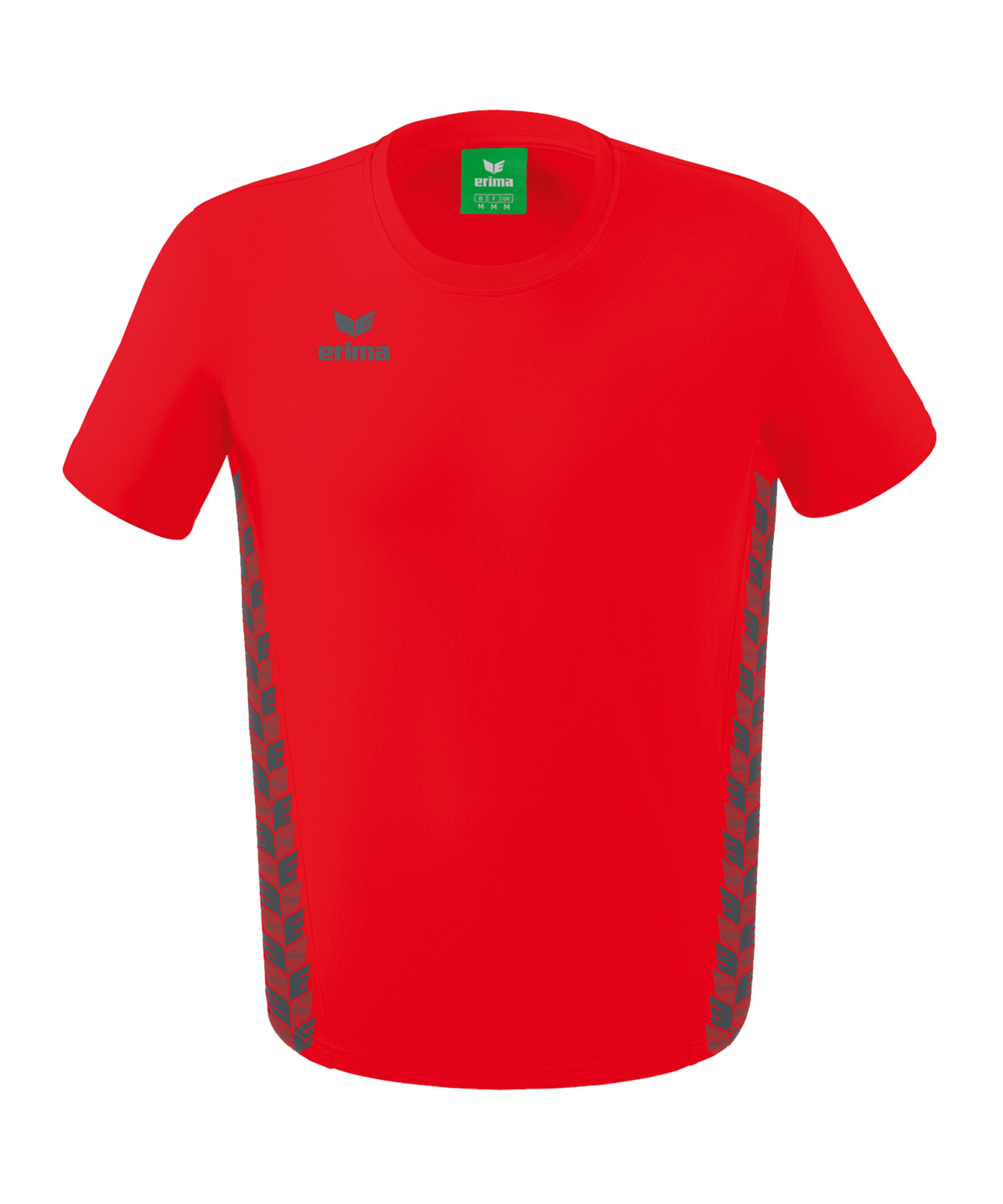 Erima Team Essential T-Shirt Rot Grau - rot