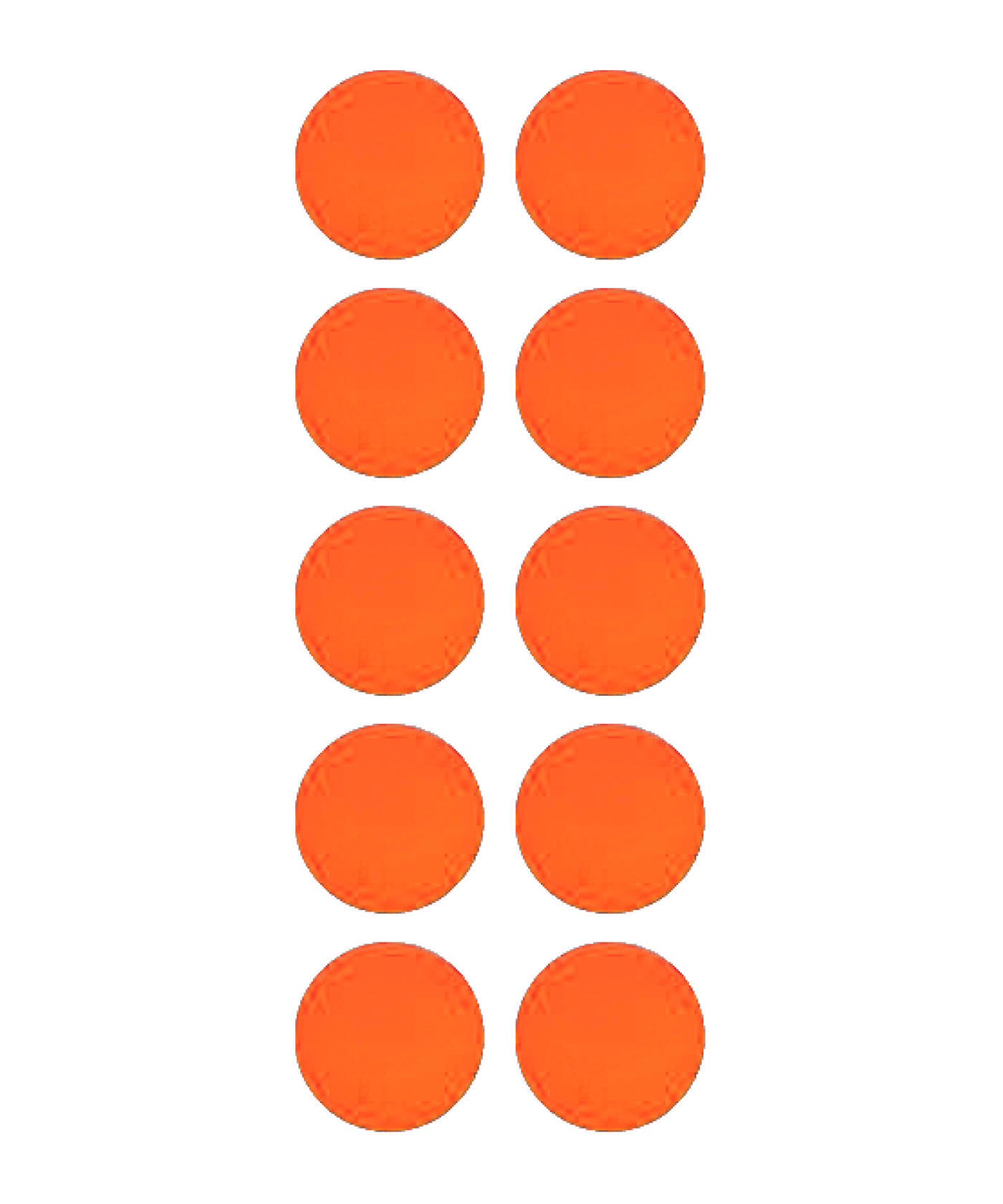 Cawila PRO Rundmagnet 10er Set 20mm Orange - orange