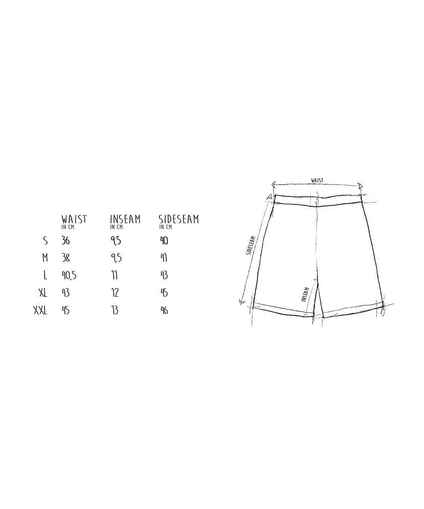 Bucketz All Day Short Schwarz - schwarz
