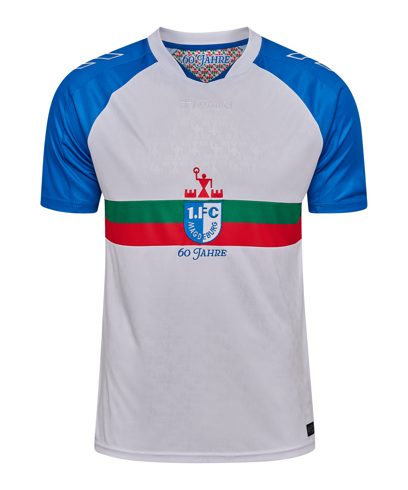 Hummel 1. FC Magdeburg 60 Years Trikot 2025/2026 Kids Weiß F9548 - weiss