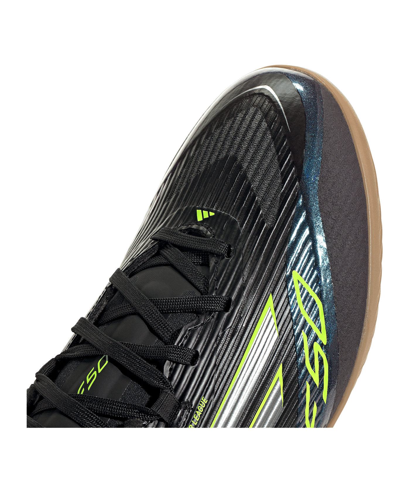 adidas F50 League IN Electric Stealth Schwarz - schwarz