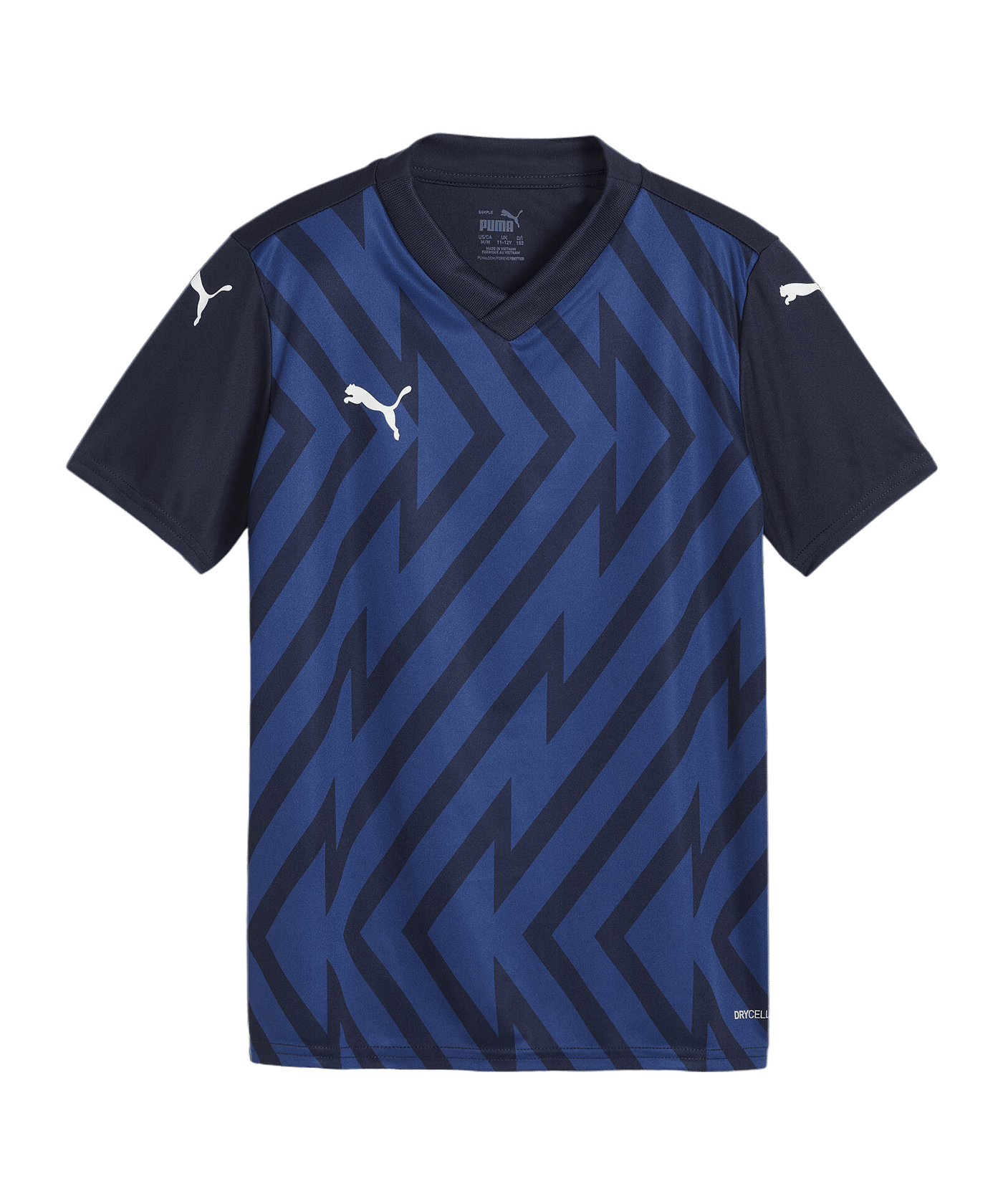 PUMA teamGLORY Trikot Kids Blau Weiss Blau F06 - blau