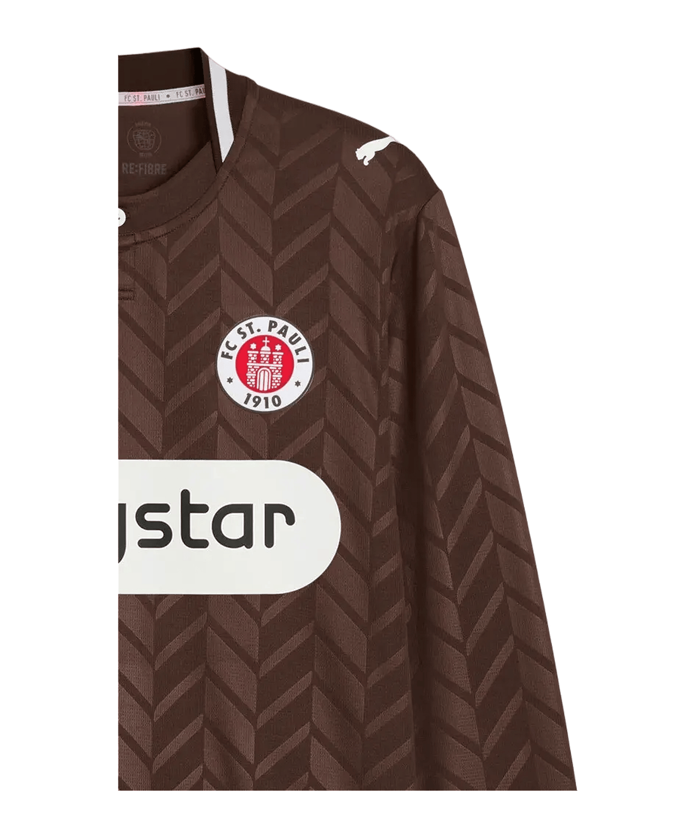 PUMA FC St. Pauli Trikot Langarm Home 2026/2027 Braun F01 - braun