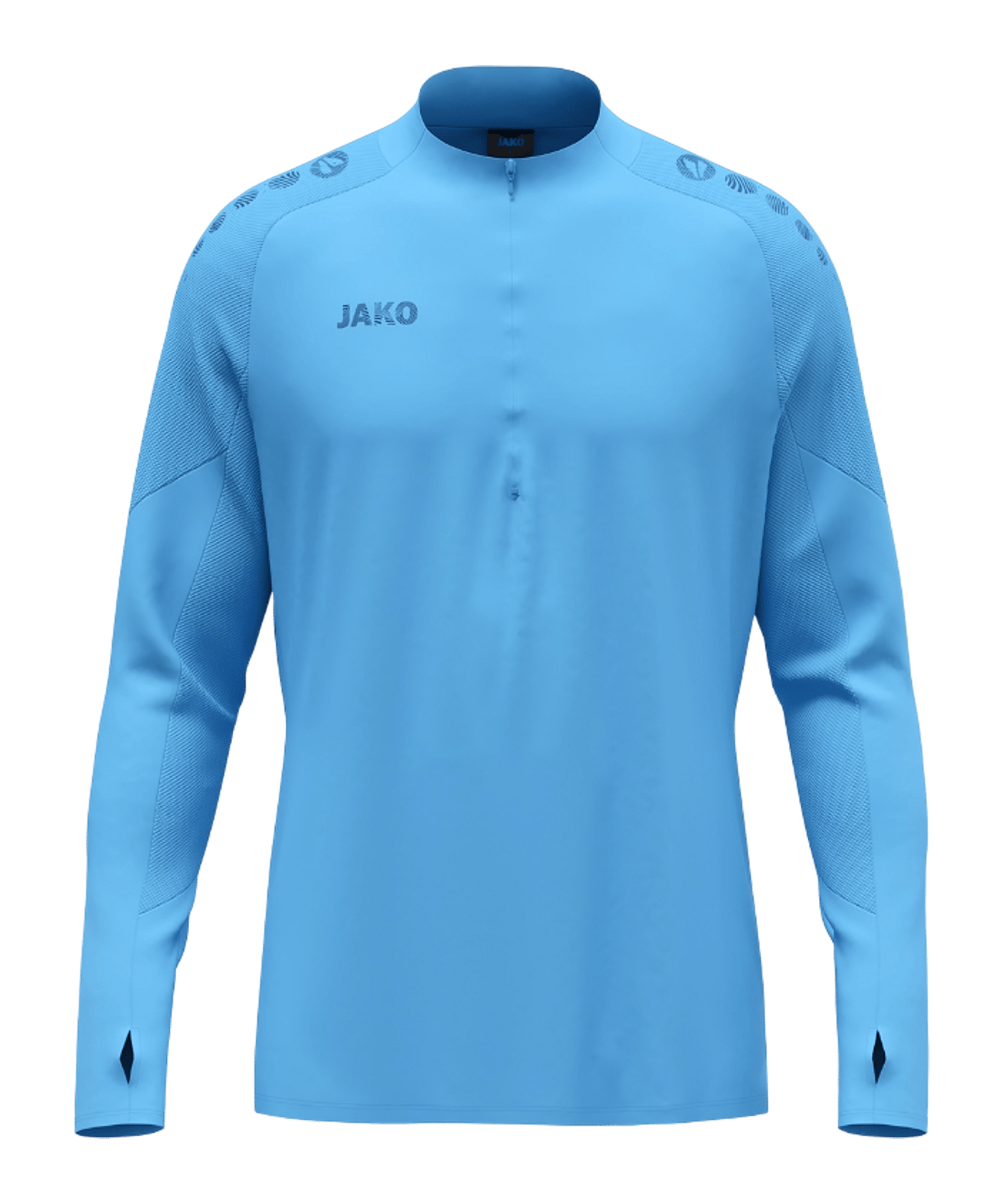 JAKO ZipTop Light Flow Sweatshirt Kids Blau F430 - blau