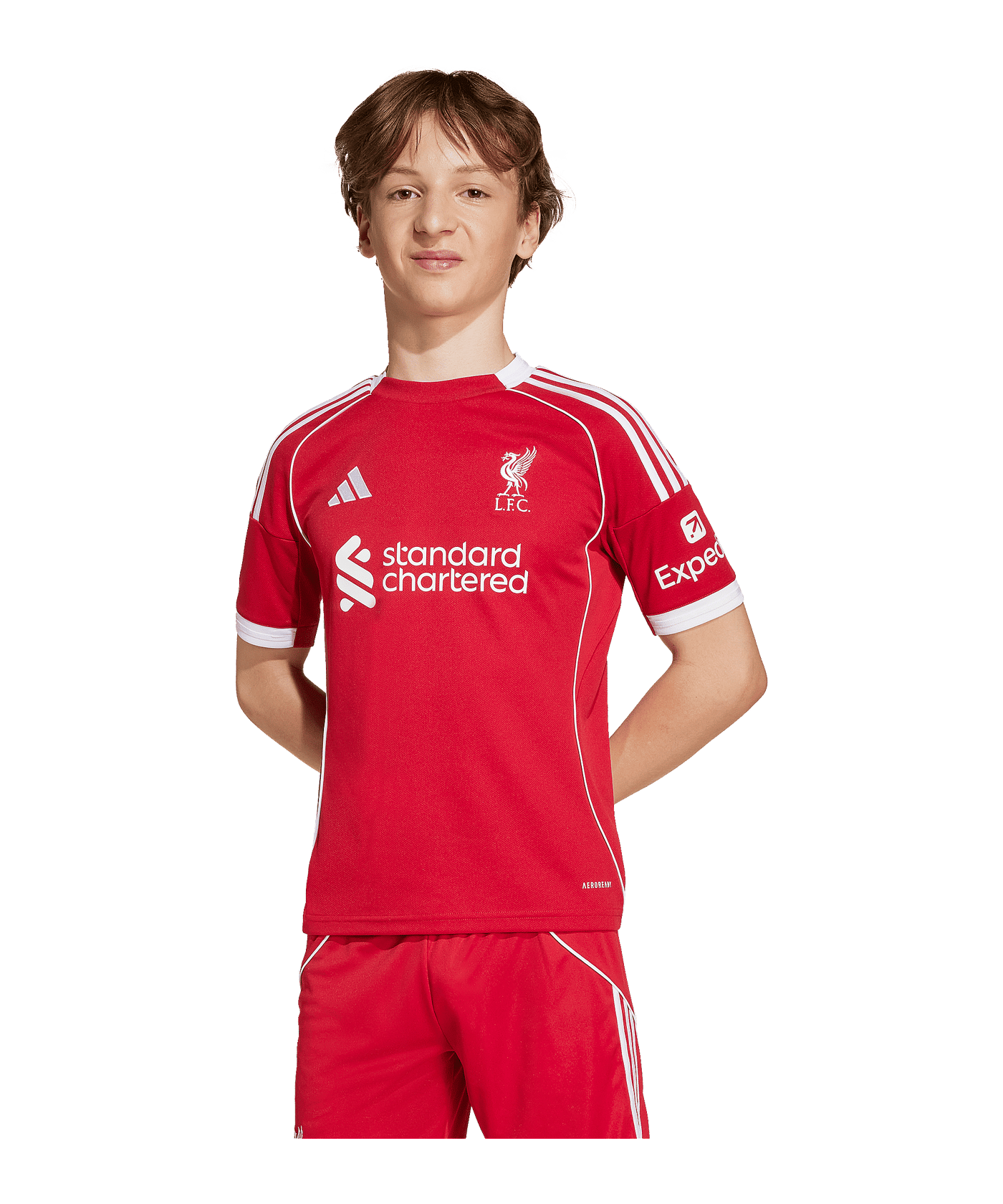 adidas FC Liverpool Trikot Home 2025/2026 Kids Rot - rot