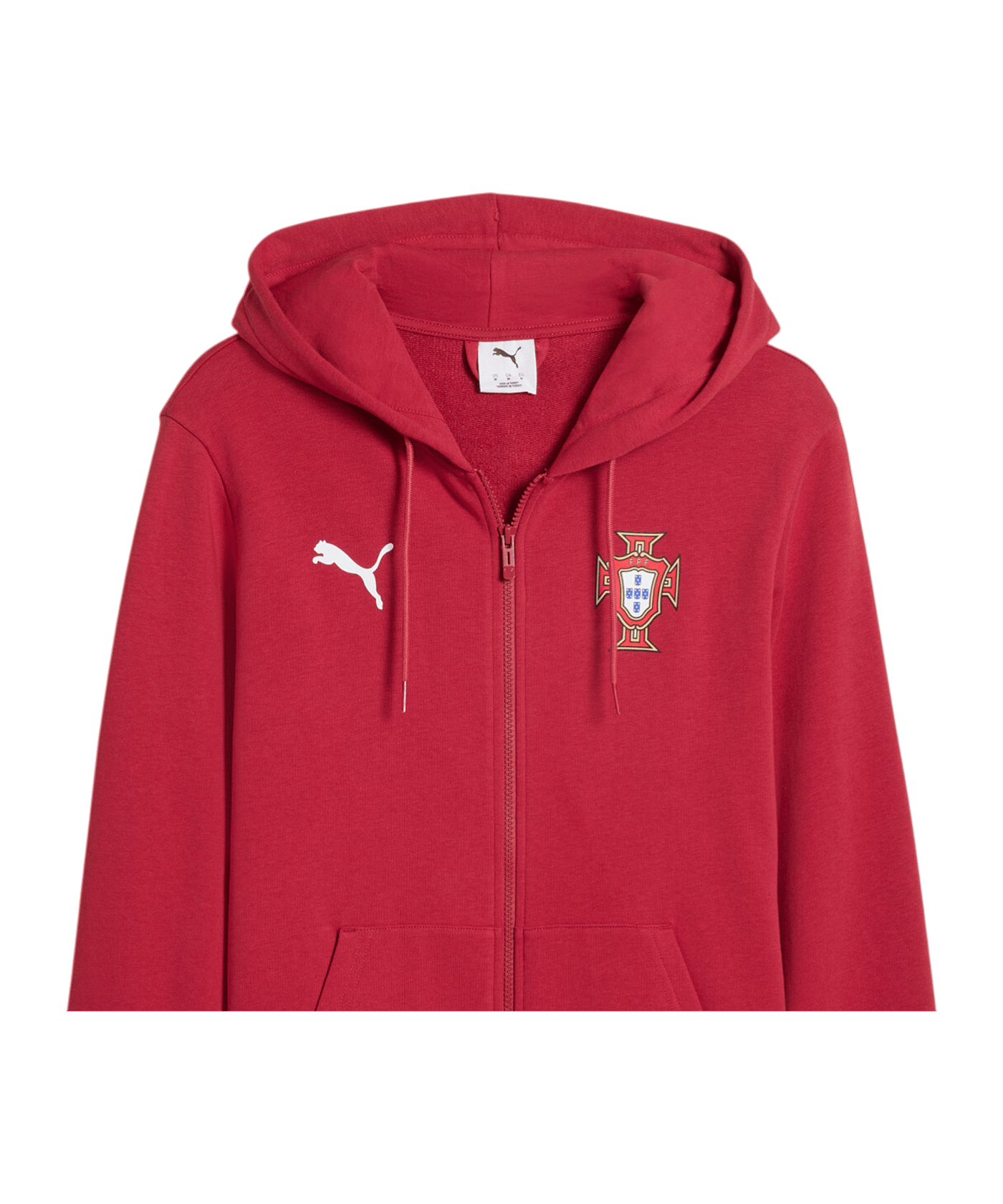 PUMA FPF Portugal FtblCulture Kapuzenjacke Rot F27 - rot