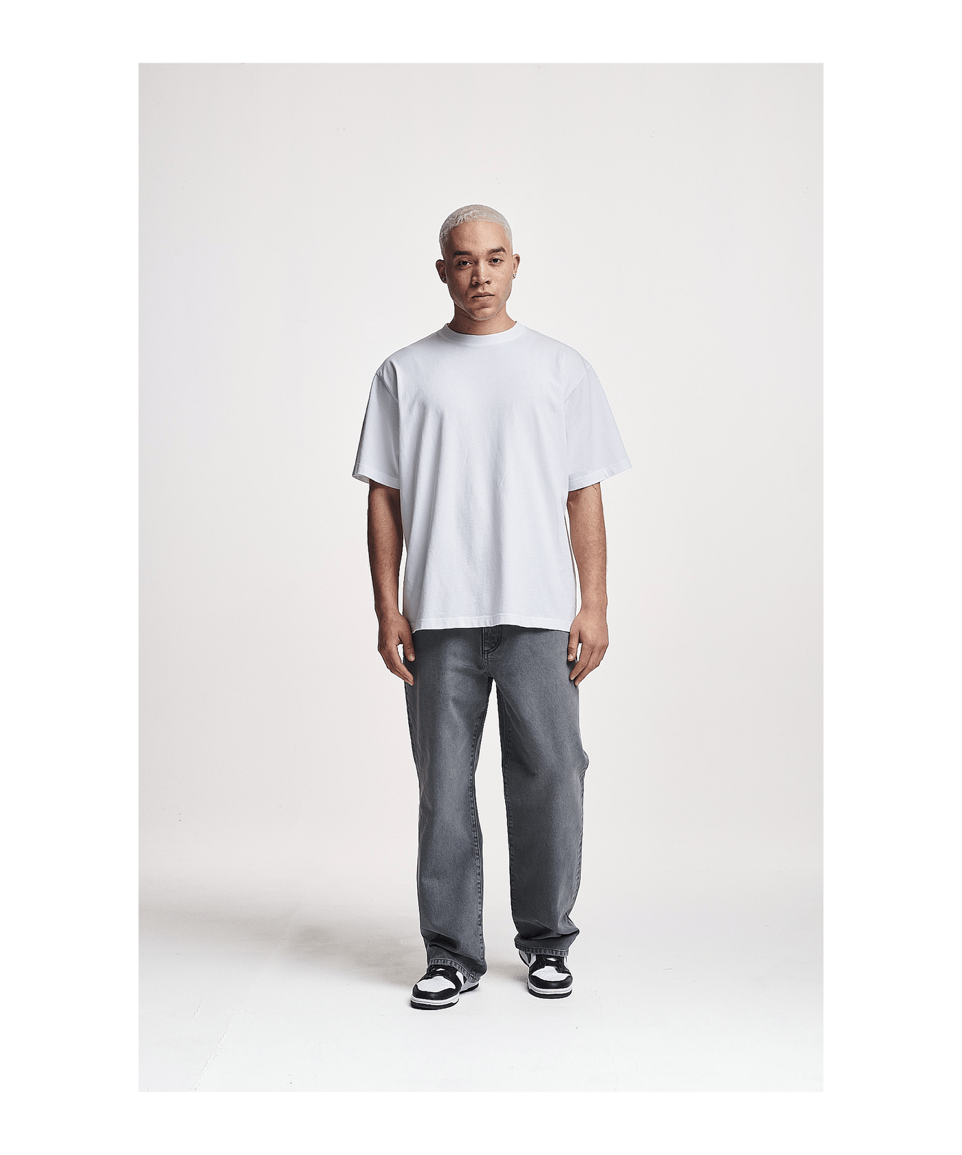 2Y Studios Adrik Basic Baggy Jeans Hose Grau - grau