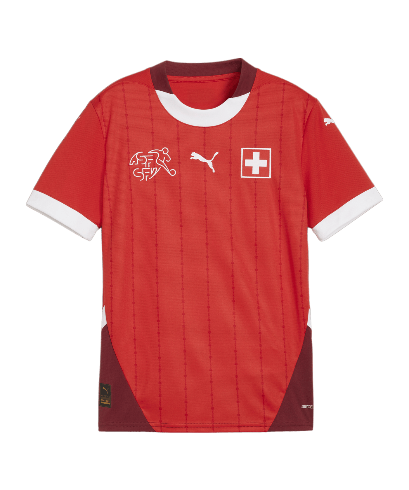 PUMA Schweiz Trikot Home EM 2024 Kids Rot F01 - rot