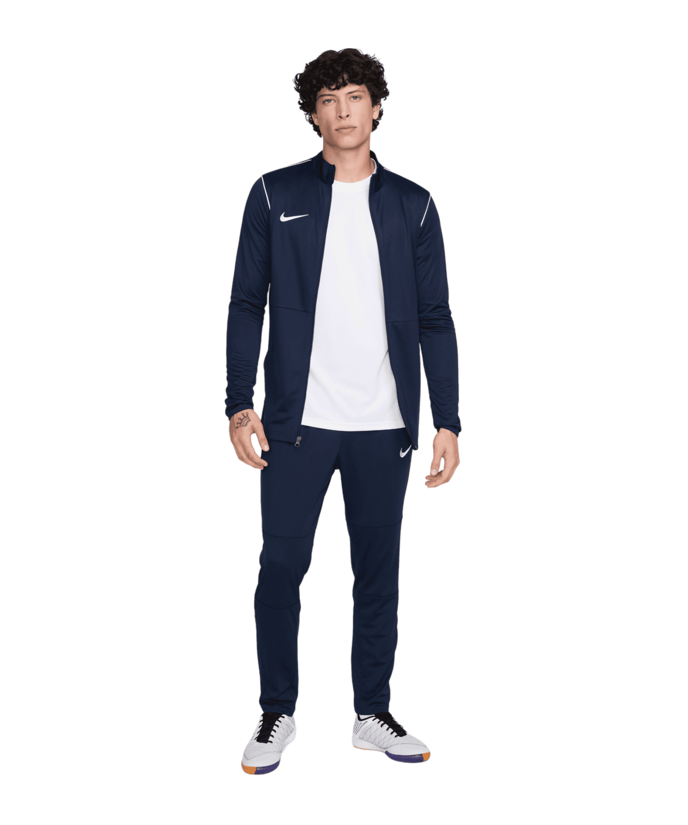 Nike Park 20 Trainingsjacke Blau Weiss F451 - blau