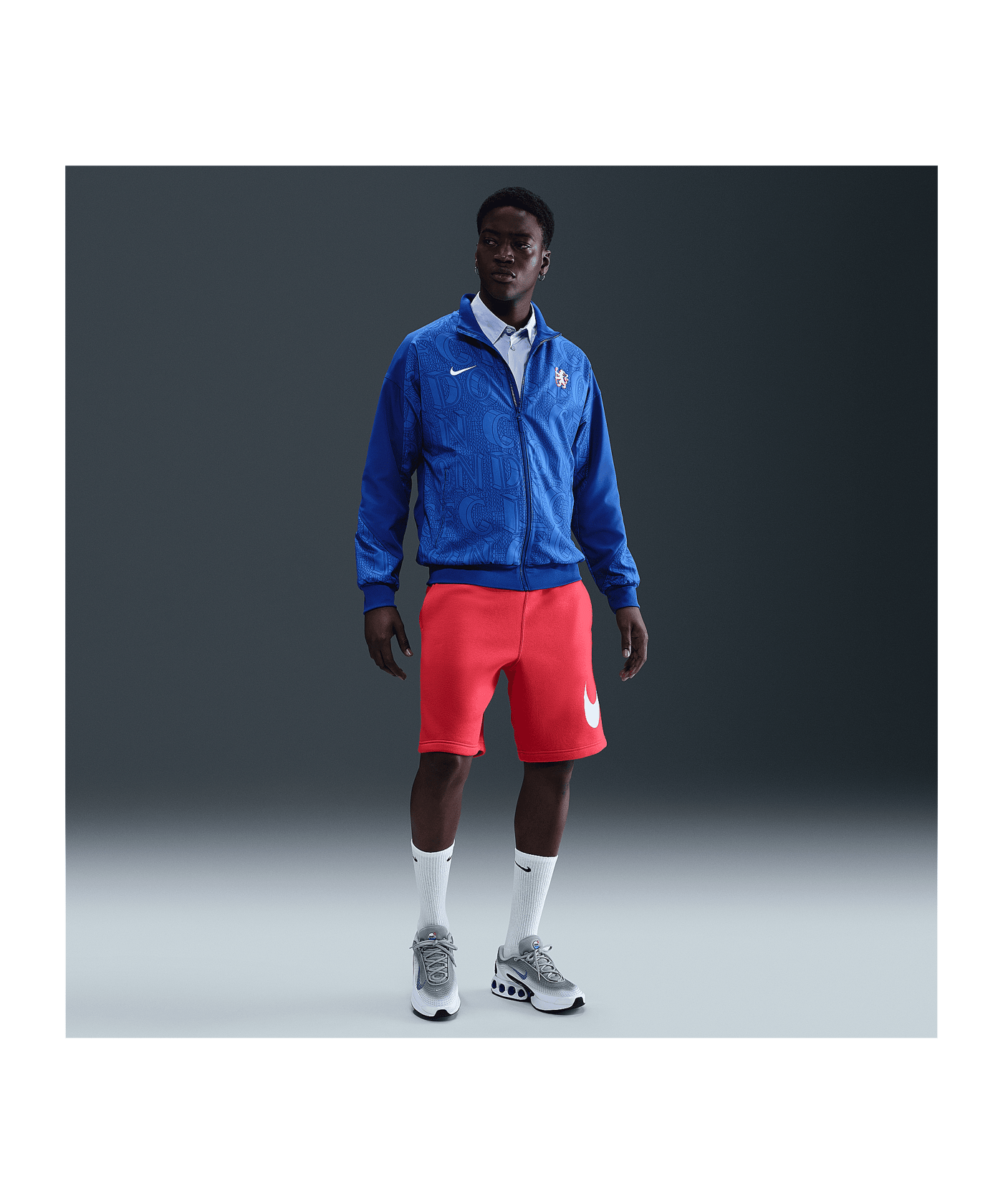 Nike FC Chelsea London Strike Anthem Jacke Blau F495 - blau