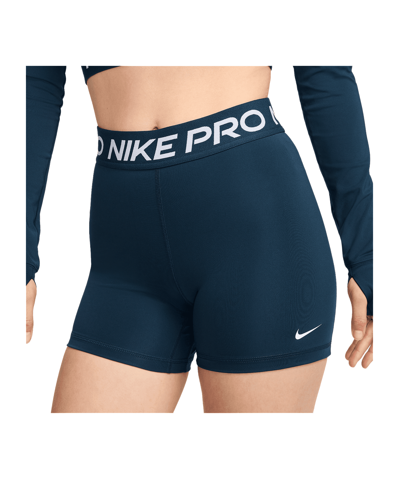 Nike Pro 365 5in Short Damen Blau F478 - blau