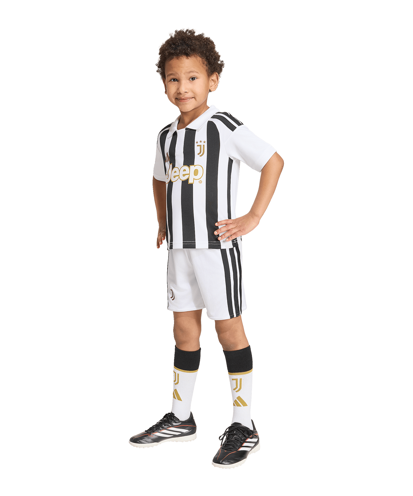 adidas Juventus Turin Trikot Set Home 2026/2027 Kids Weiß - weiss