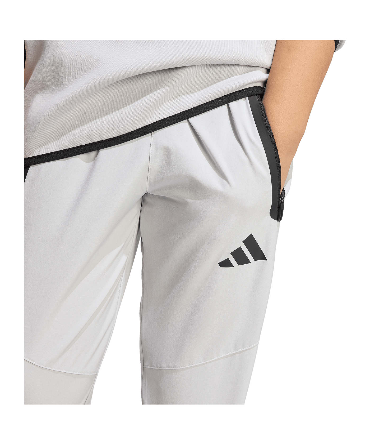 adidas Tiro Travel Woven Hose Kids Grau - grau