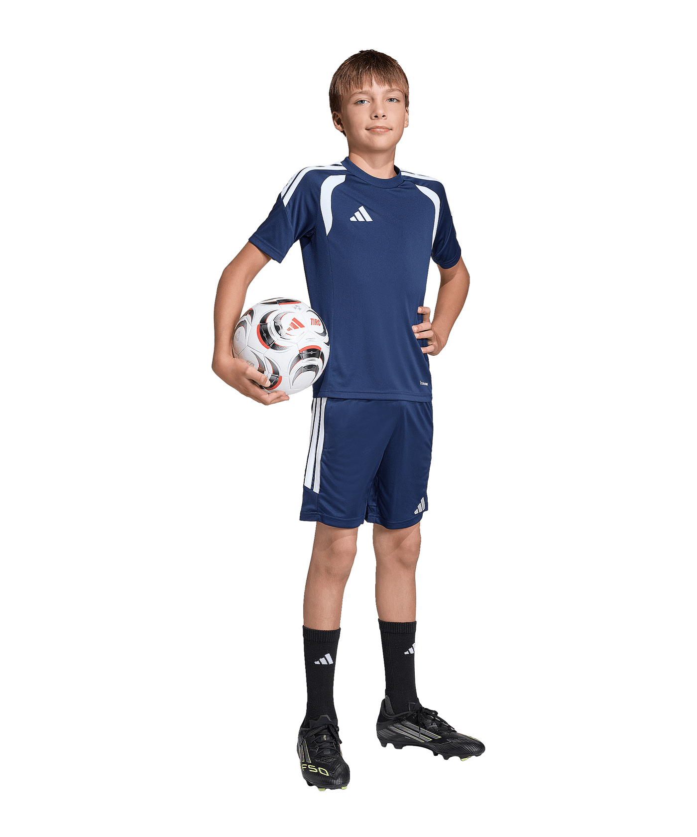 adidas Tiro 26 League Training Short Kids Dunkelblau - weiss