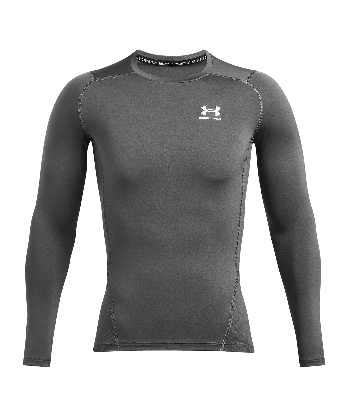 Under Armour HG Comp Longlseeve T-Shirt Grau F025 - grau