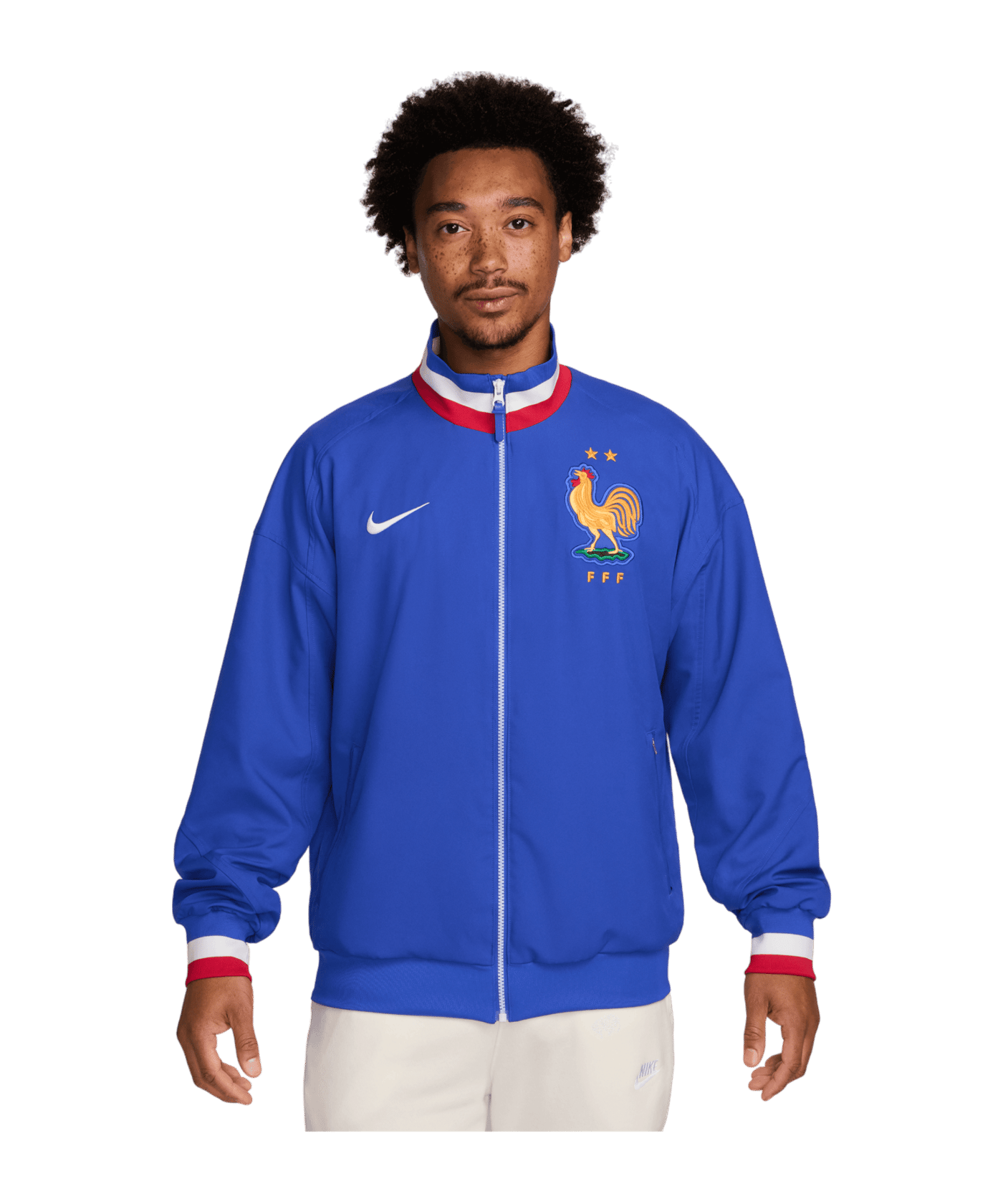 Nike Frankreich Anthem Jacke EM 2024 Blau F452 - blau