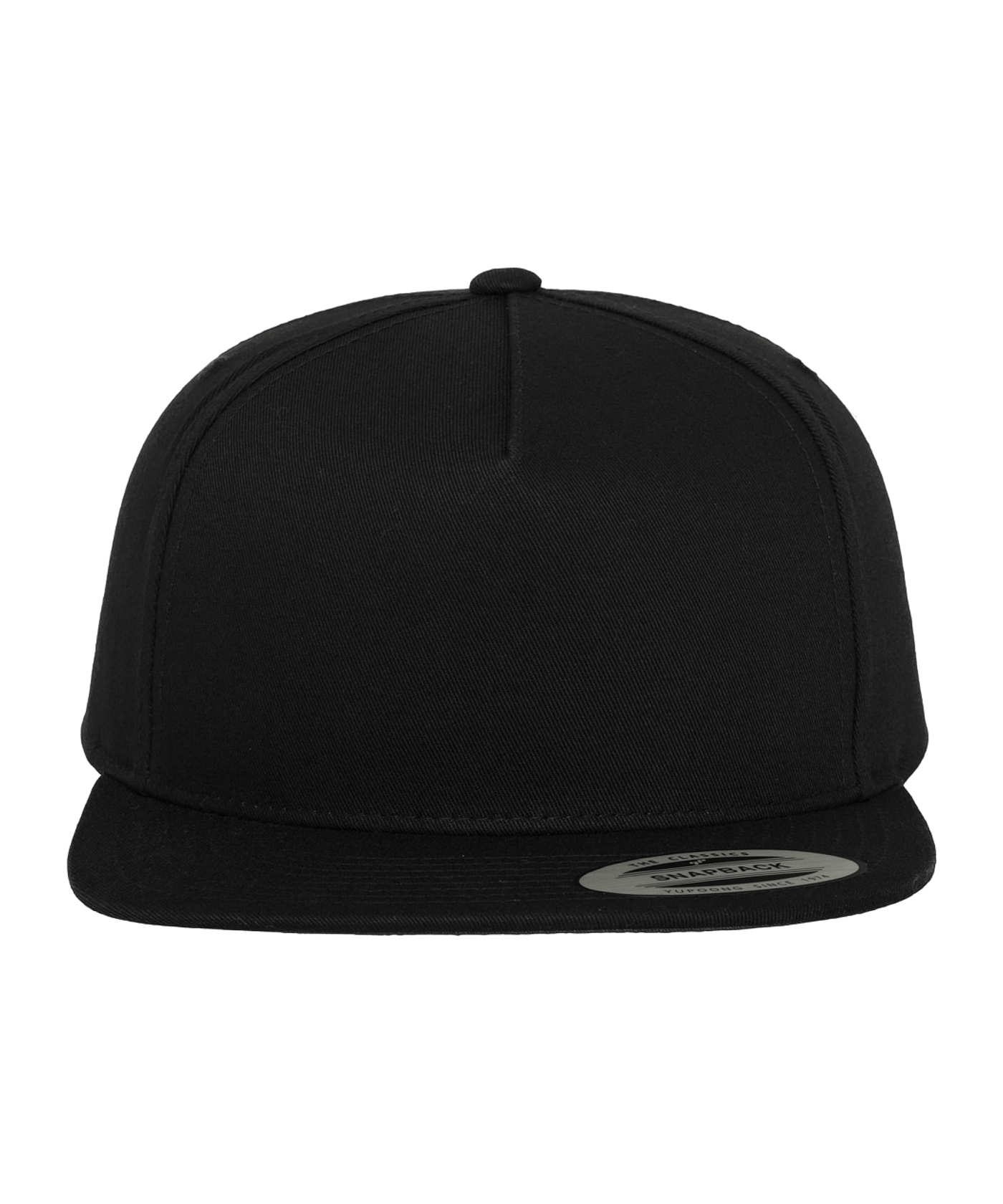 Merch 5 Panel Classic Snapback Cap Black Black - schwarz