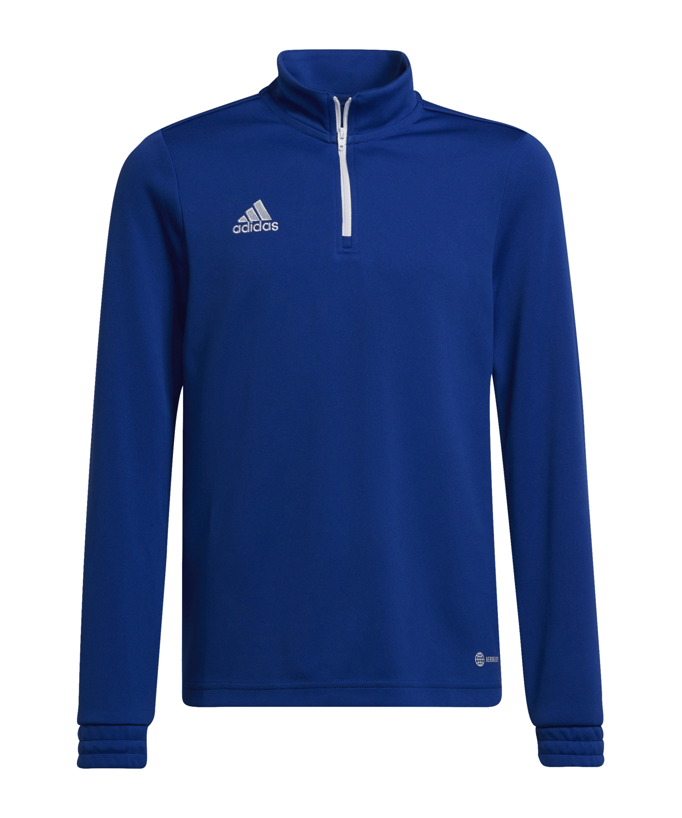 adidas Entrada 22 HalfZip Sweatshirt Kids Blau - blau
