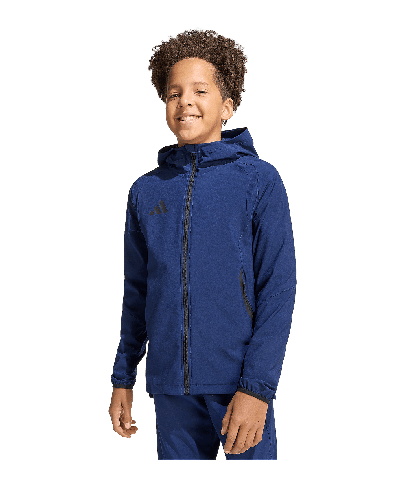 adidas Originals Tiro Travel Windjacke Kids Dunkelblau - schwarz