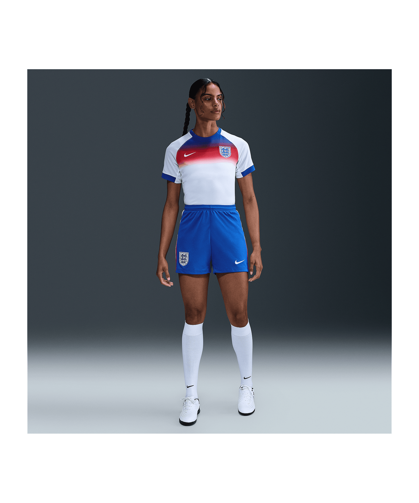 Nike England Short Home 2025 Damen Blau F405 - blau