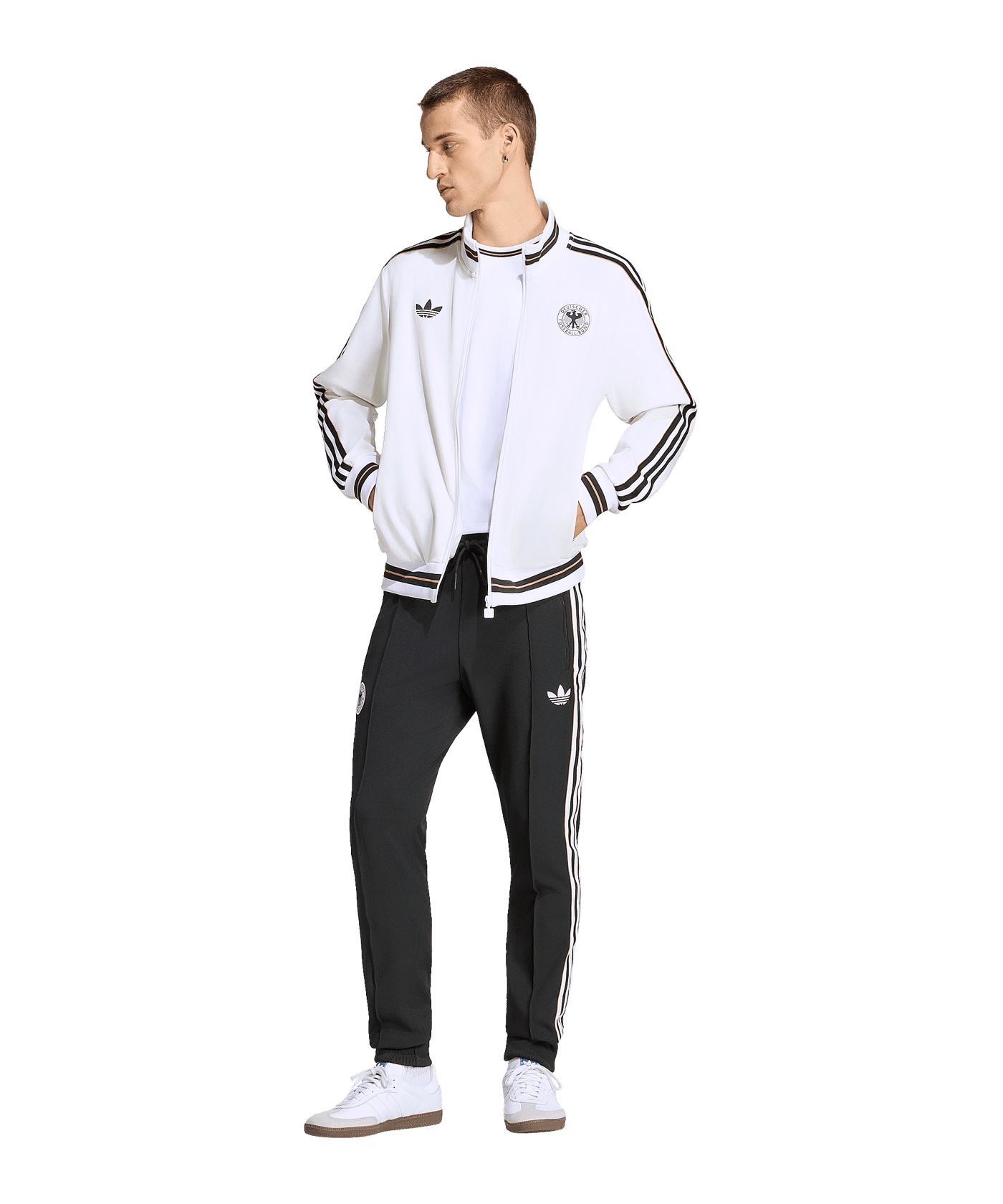 adidas DFB Deutschland Jacke 2026 Weiß - weiss