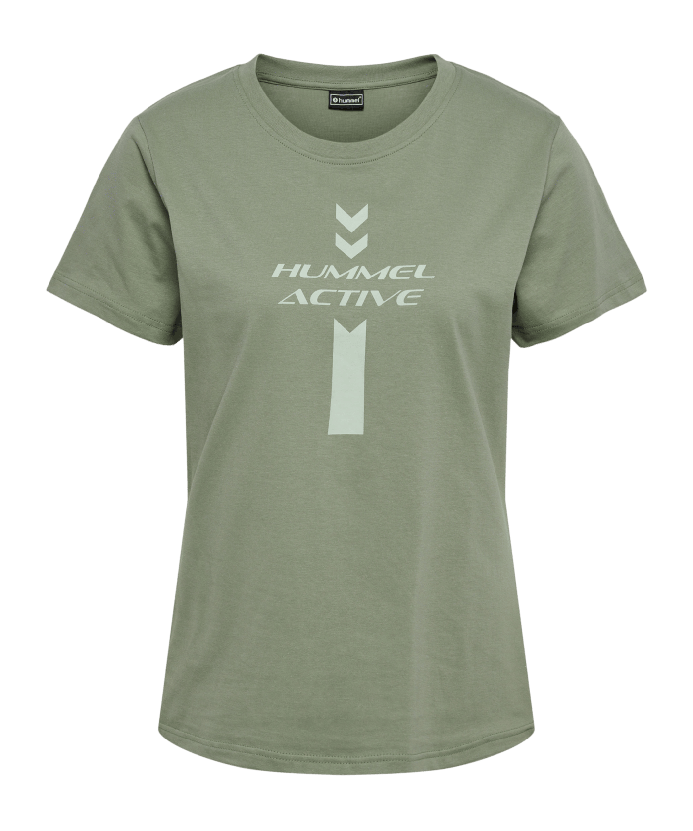 Hummel hmlACTIVE Graphic T-Shirt Damen Grün F6005 - gruen