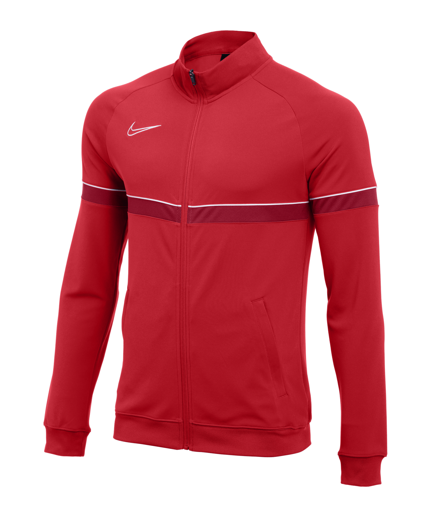 Nike Academy 21 Knit Trainingsjacke Rot F657 - rot
