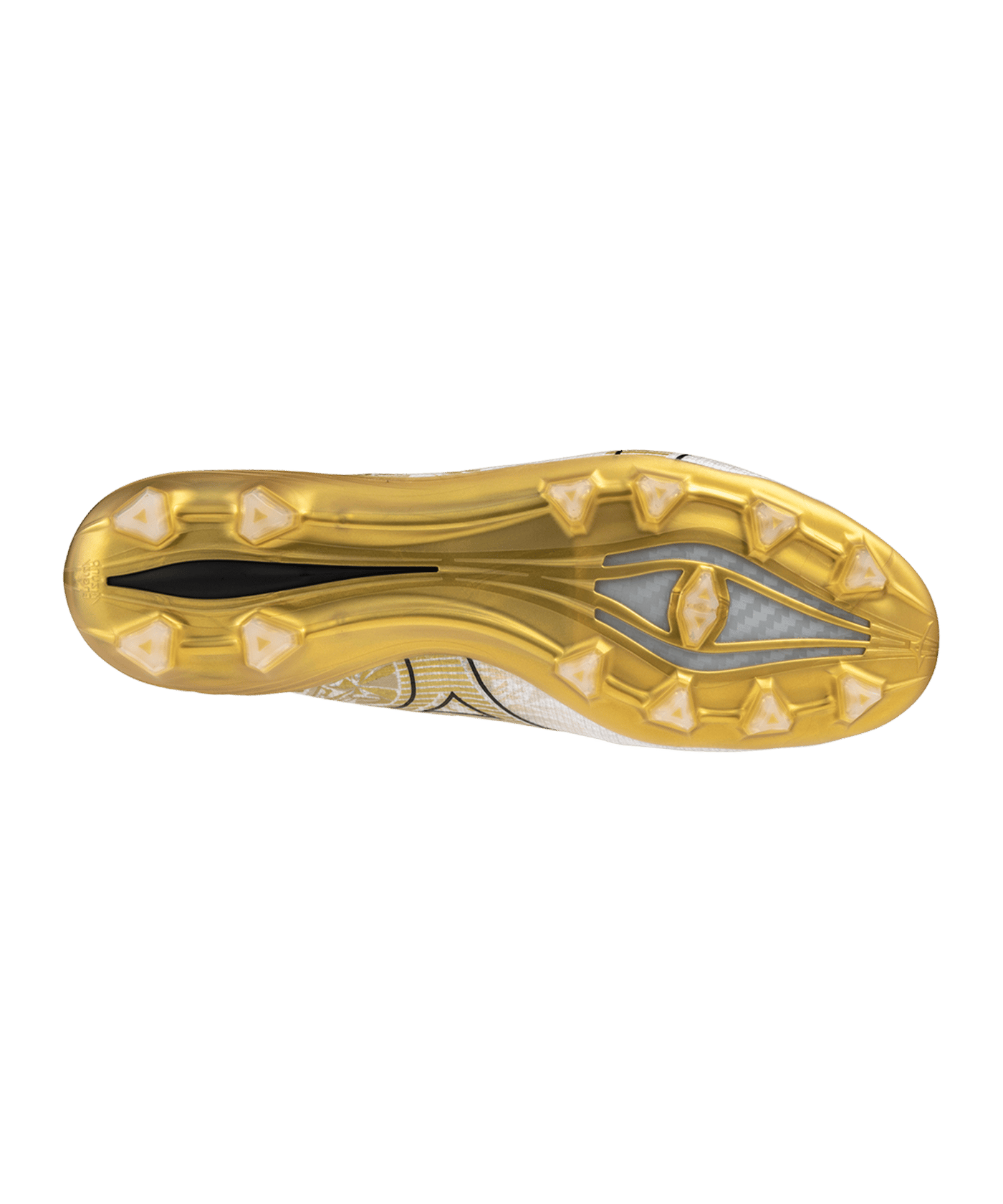 Mizuno Alpha Made in Japan FG Prism Gold Weiss Gold Schwarz F50 - weiss
