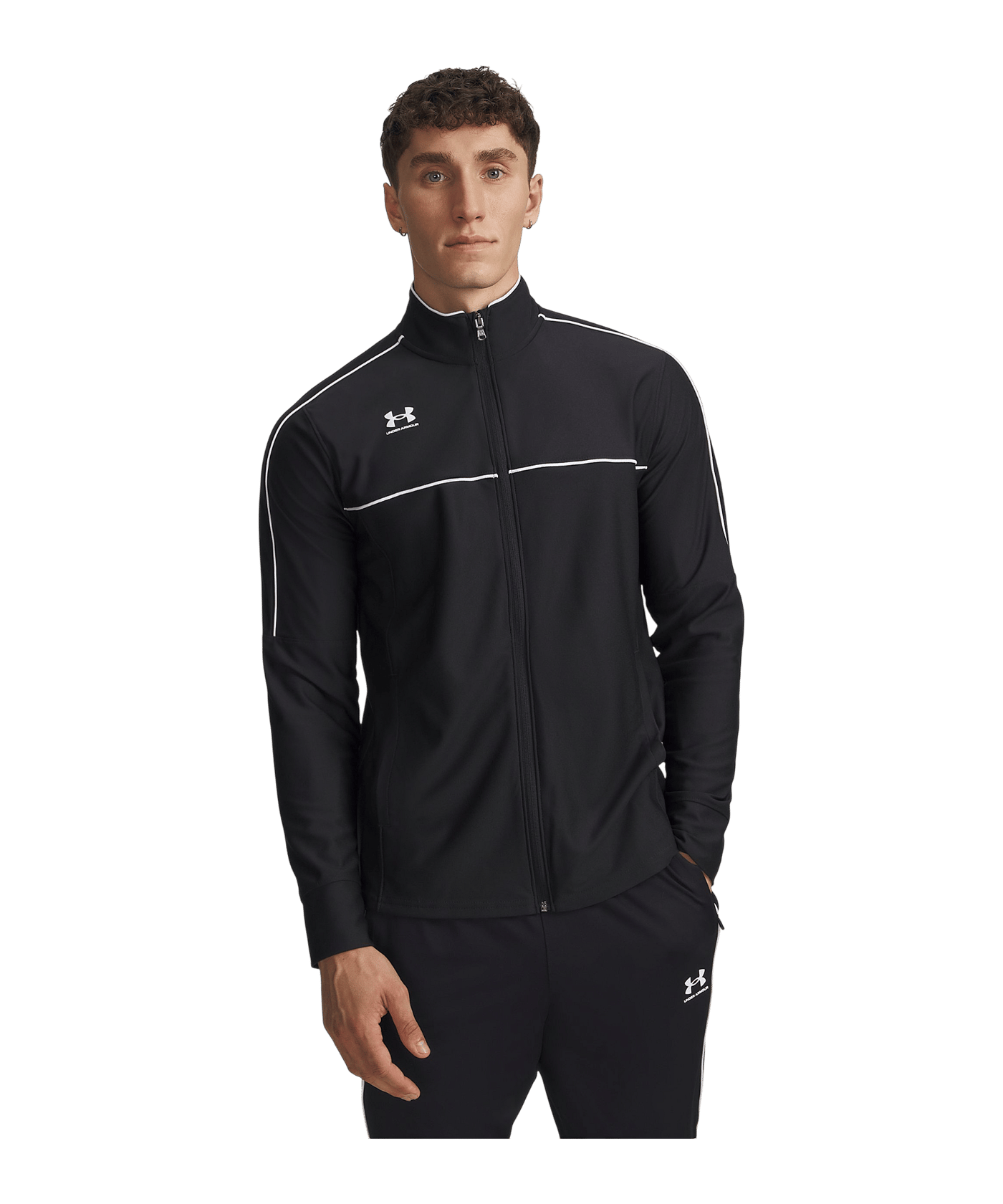 Under Armour Challenger Track Jacke Schwarz F001 - schwarz