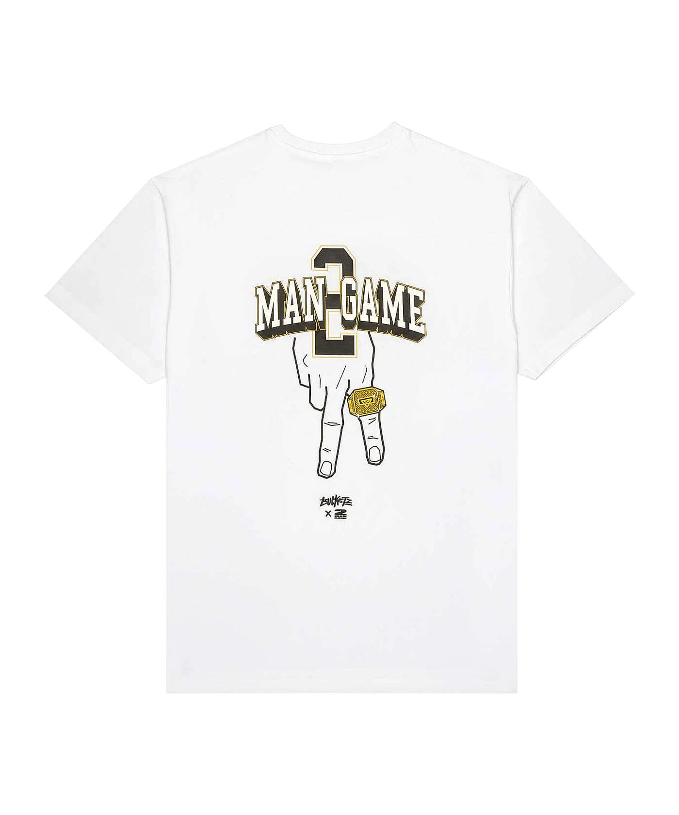 Bucketz x 2ManGame Trash Talker T-Shirt Weiß - weiss