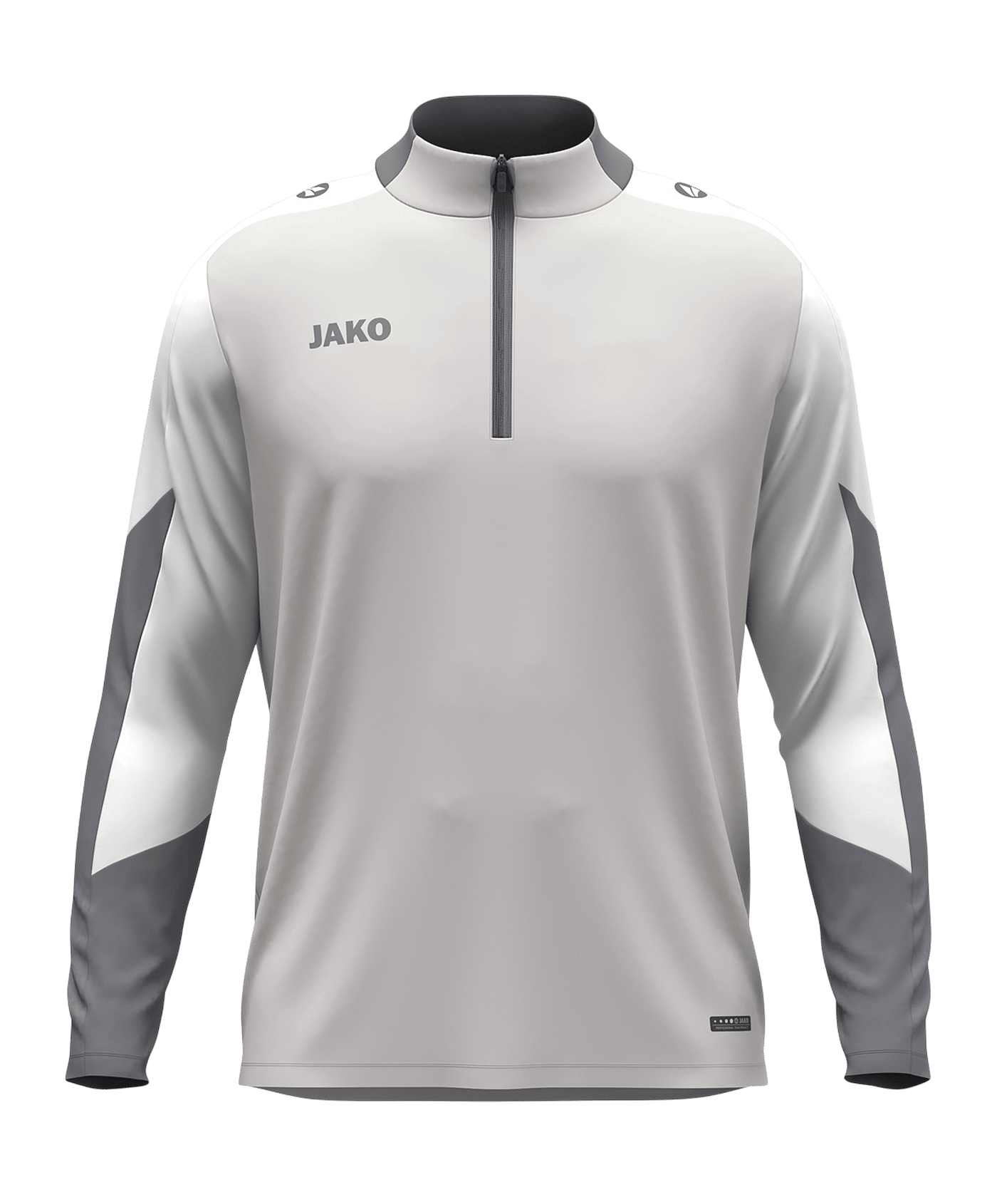 JAKO Dynamic Ziptop Sweatshirt Grau F837 - grau